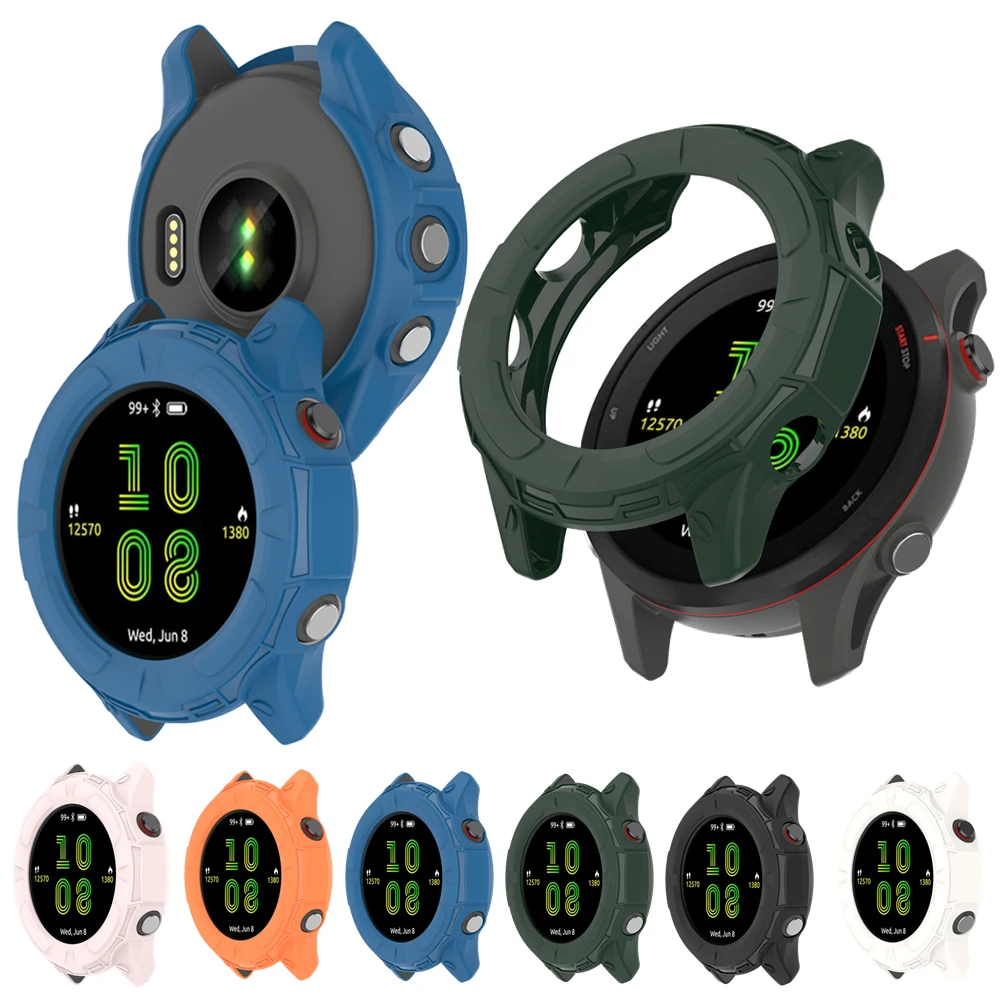 Etui TPU na zegarek Garmin Forerunner 255 255S 955, odporne na zarysowania, ochronne etui, bumper na Forerunner255 Music, osłona ochronna.