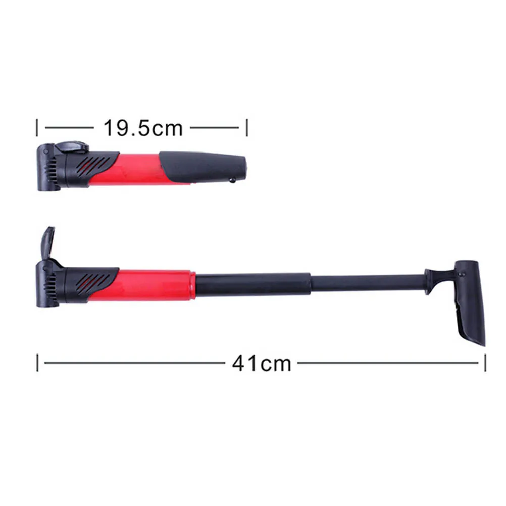 Mini Portable Bike Pump High Pressure Folding Handle Dual Valve Bicycle Tire Inflator Cycling Accessory