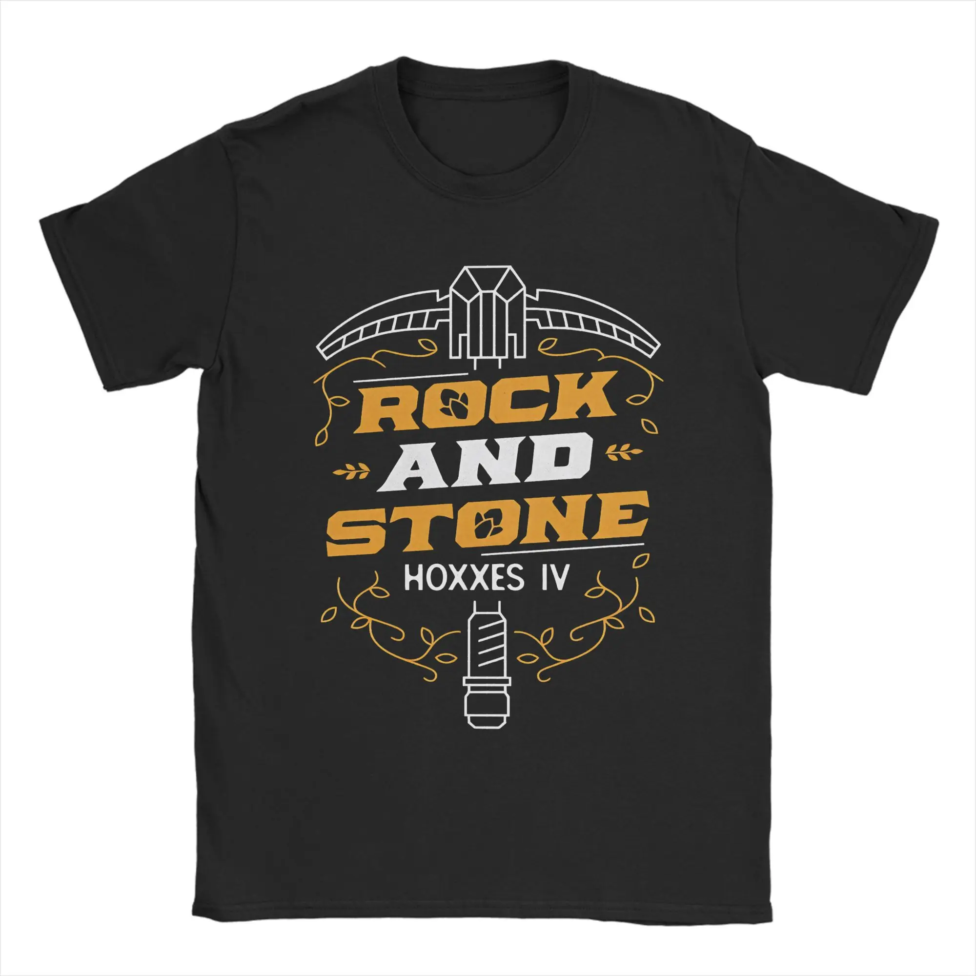 Men Deep Rock Galactic Rock And Stone T Shirt Game Pure Cotton Clothes Novelty Short Sleeve O Neck Tee Shirt Plus Size T-Shirts