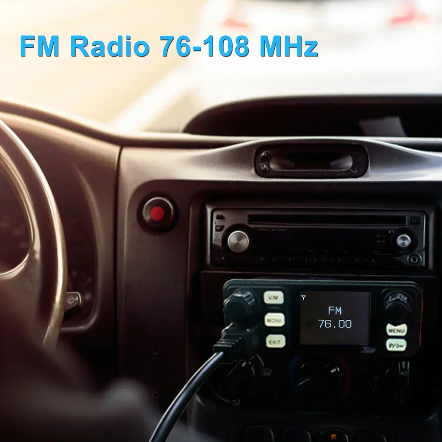 Baru! Radio Mobil Hiroyasu Walkie Talkie IC-980Pro VHF UHF Dual Band Dual Watch 25W 200Ch Peredam Kebisingan Mini FM Vox Scrambler