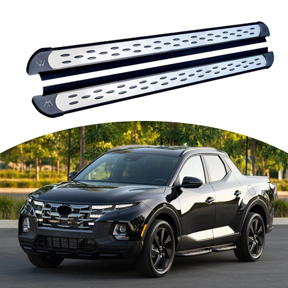 2PCS Fits for Hyundai Santa Cruz 2022-2024 Door Side Step Running Board Nerf Bar