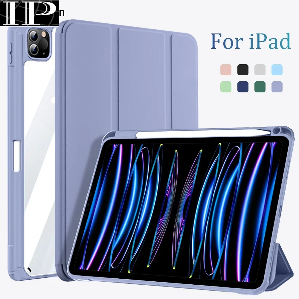 

Чехол для Ipad 9-го 10-го поколения Pro 11 12,9 12 9 2022 Funda для Ipad Air 5 4 3 Mini 6 5th 6th 8th 10.2 2021 Covor аксессуары