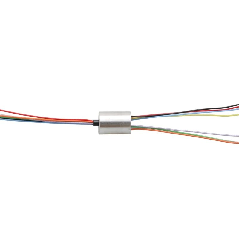 1PCS RC Drone Slip Ring 8.5mm Outer Diameter Metal Conductive Slipring with AWG28 250mm Length Wire for Model Robot Anchor Fish