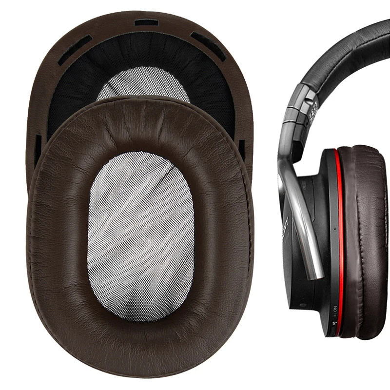 Almohadillas de repuesto para auriculares Sony MDR 1R 1RMK2, piezas de reparación, espuma viscoelástica