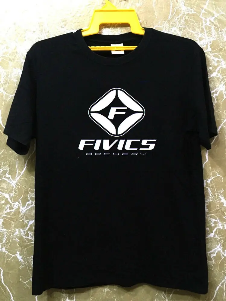 Men's T-shirt Fivics Archery Sport Black t-shirt size 2XL