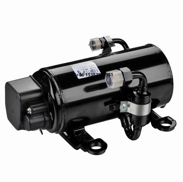 Battery Powered 24v Electric Ac Compressor for Vehicle of Dc 12/24v Hvac for Cabin of