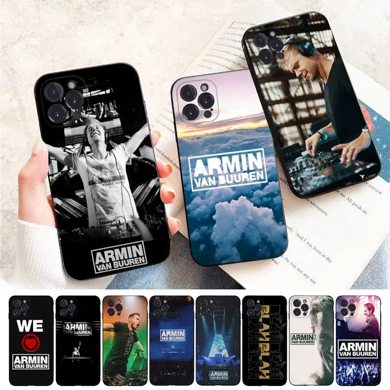 Armin van Buuren DJ Phone Case For iPhone 14 11 12 13 Mini Pro XS Max Cover 6 7 8 Plus X XR SE 2020 Funda Shell