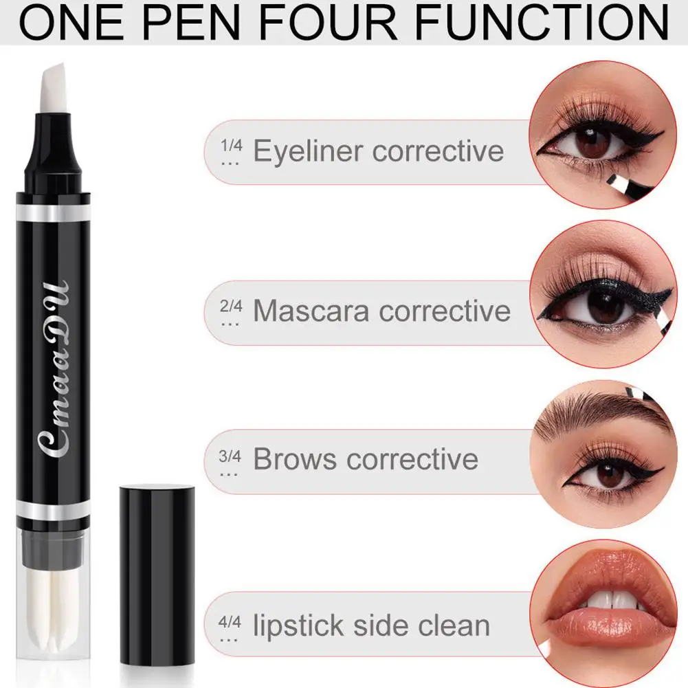 Makeup Remover Pen Eyeliner Remover Eraser Stick Corrector Eraser Mascara Eyeliner Corrector Instant Corrector Lipstick Pen G0I7