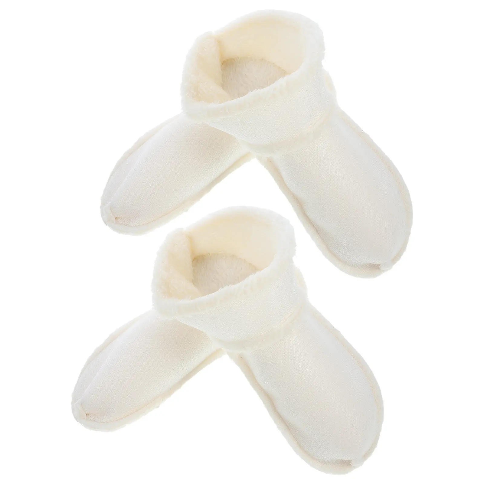 

2 пары зимних теплых флисовых вкладышей для сабо, флисовые накладки на обувь для холодной погоды, удобные съемные стельки для сандалий