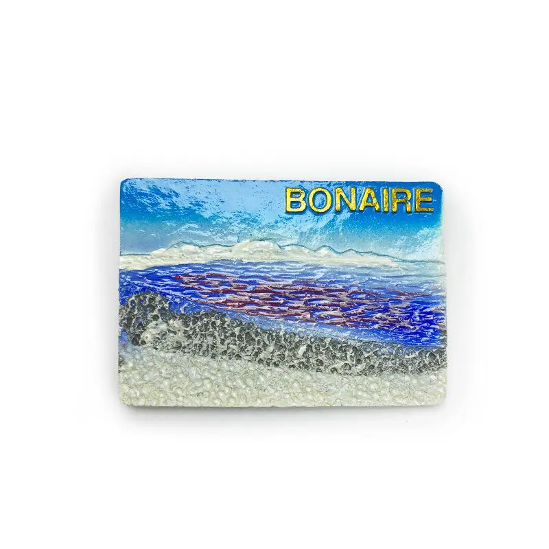 

Netherlands Bonaire Beach Scenery Exquisite Cultural and Creative Magnetic Fridge Magnets Travel Souvenirs Home Decoration Gifts