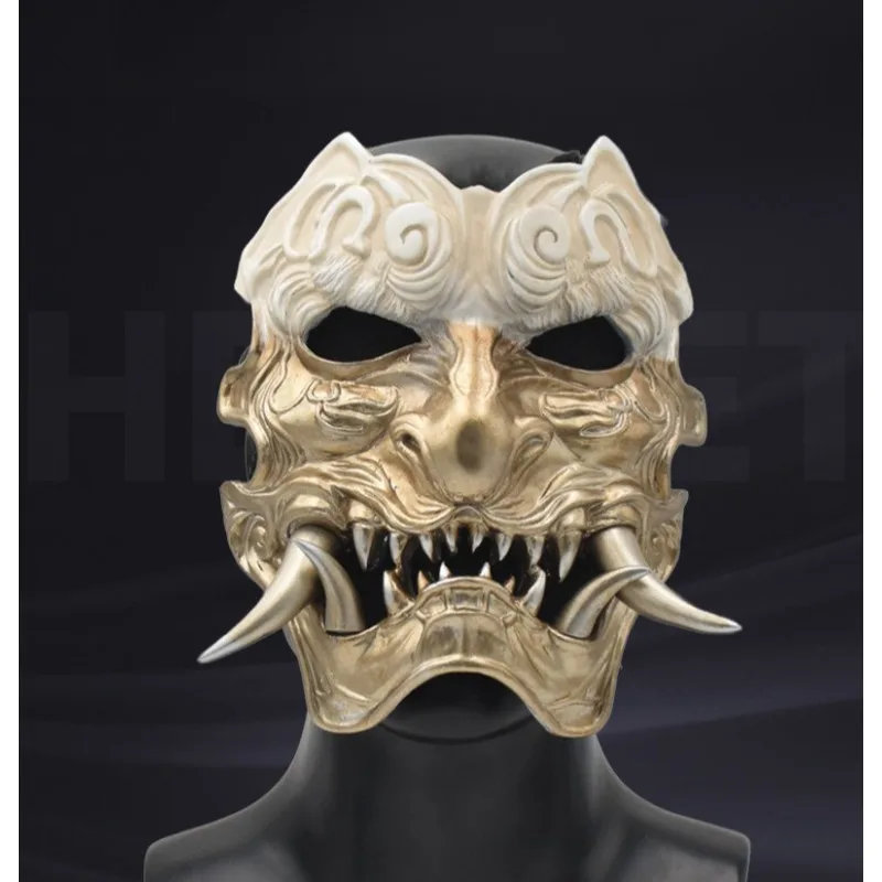 black-myth-wukong-mask-folk-opera-mask-for-adult-man-half-face-halloween-masquerade-carnival-party-props-resin-material