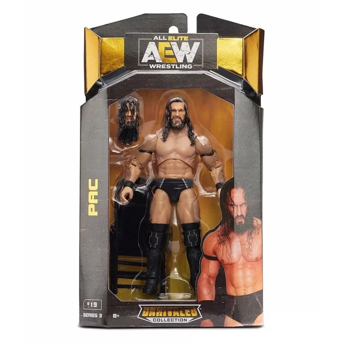 

PAC ORIGINAL WWE AEW Action Figure Wrestling Figure Display Collection Festival Ultimate Fighting Gift