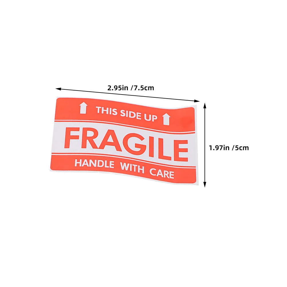 Packing Labels for Moving Boxes Clear Fragile Warning Stickers Handle with Care Shipping Storage Use Fragile Stickers