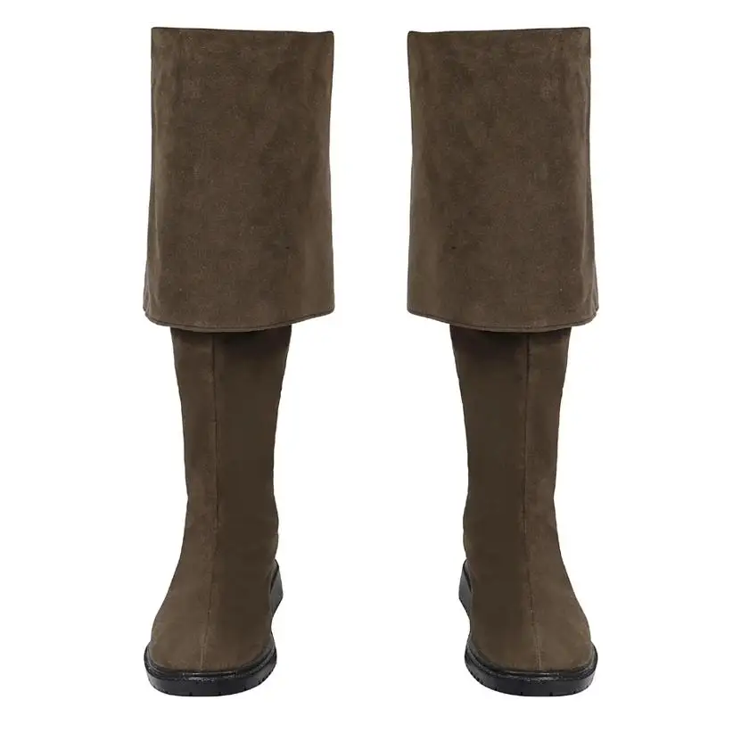 Pirates of the Caribbean Jake Sparrow Captain Jack Sparrow Custom Made Cosplay Shoes Boots Halloween Props