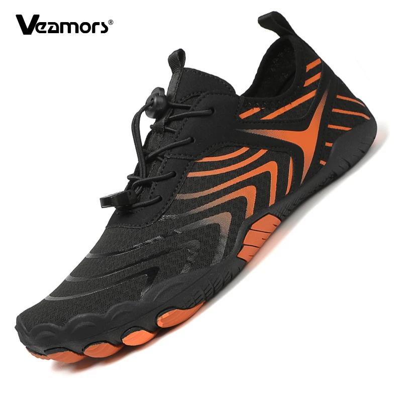 Water Shoes Quick Dry Men Women Breathable Barefoot Aqua Shoes Light Non-slip Wading Sneakers for Seaside Surfing Diving Fishing