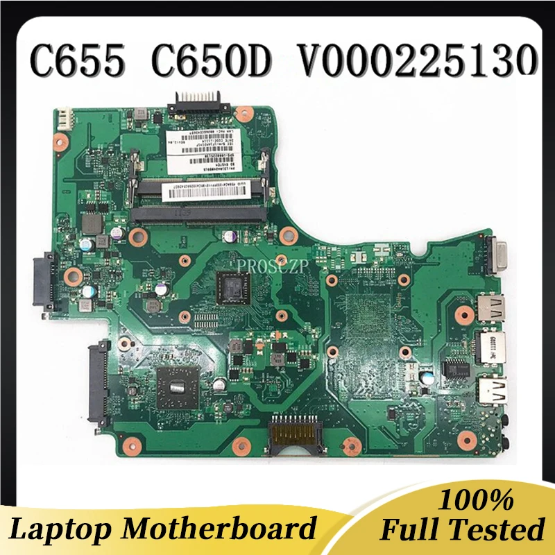 

Mainboard For Toshiba Satellite C655D C650D Laptop Motherboard V000225130 V000225120 E300 6050A2408901 V000225210 100% Tested OK