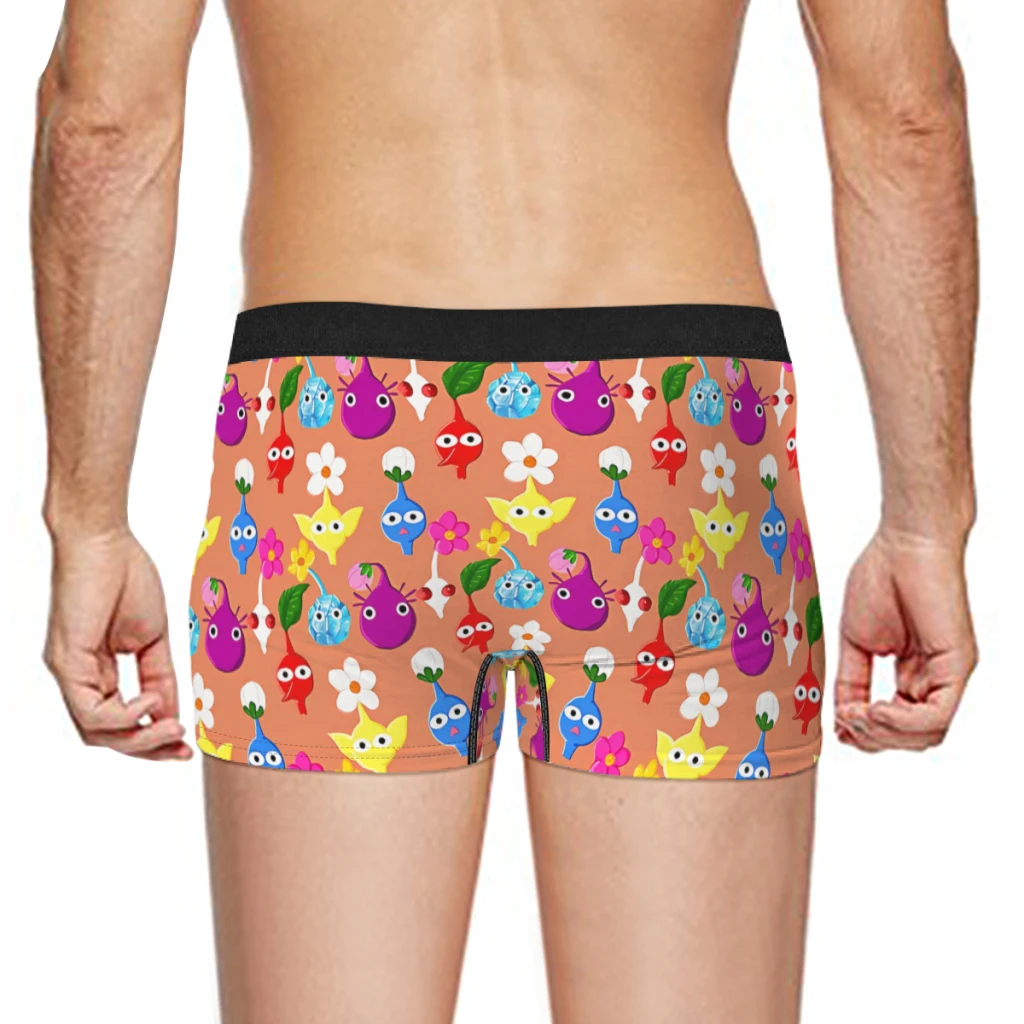 The Seamless Pikmin Underpants Cotton Panties Man Underwear Comfortable Shorts Boxer Briefs image 4