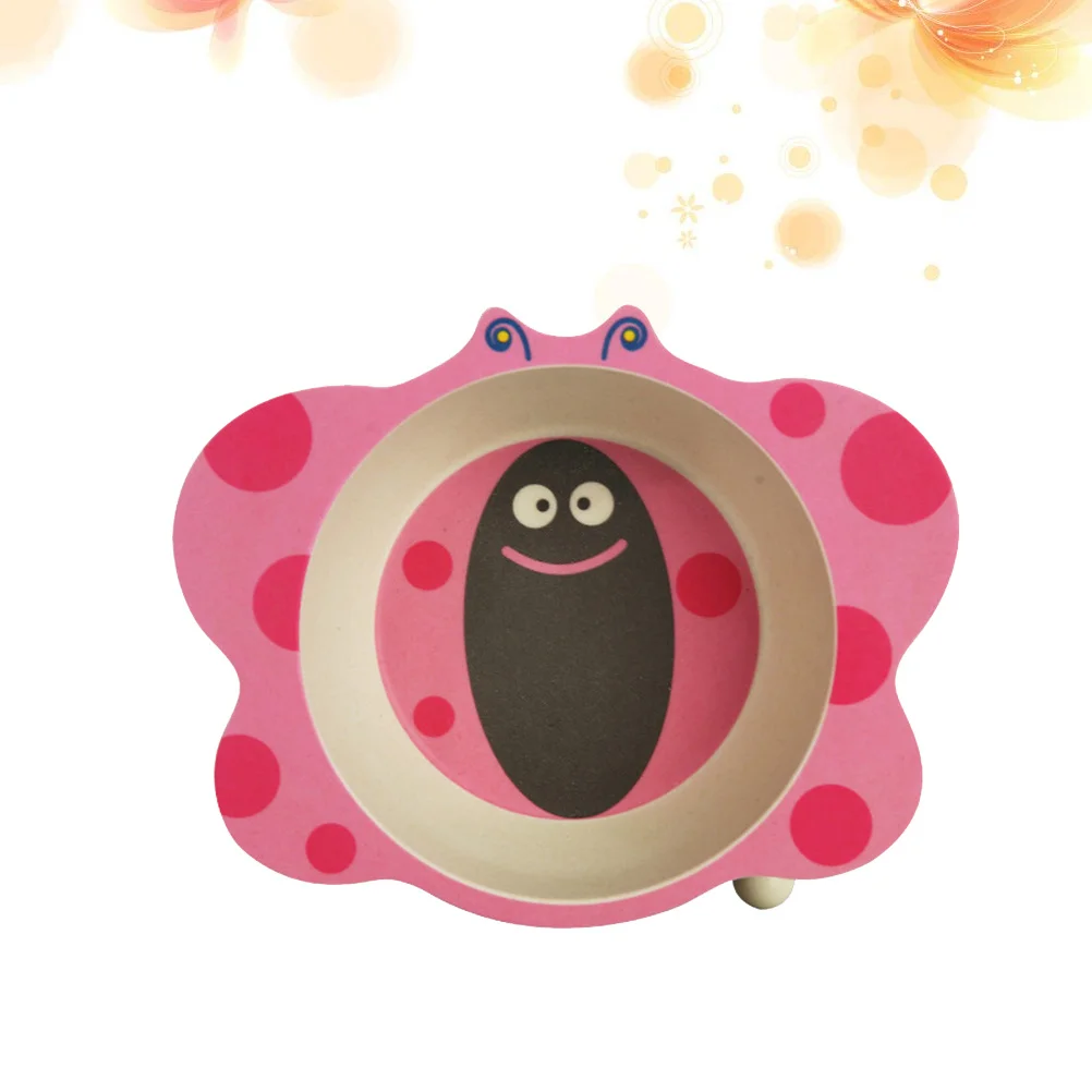 

Bamboo Fiber Childrens Dinnerware Unbreakable Lightweight Scratch Resistant Easy Colors Multiple Usage