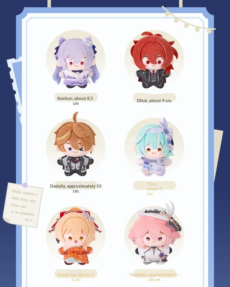 Echte Genshin Impact Resplendent Feast Serie Chibi Blind Box Mystery Box Niedlicher Taschenanhänger Sammlerpuppe Geburtstagsgeschenk Spielzeug – Detail 8