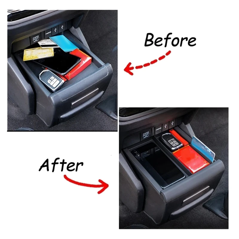 

Car Armrest Storage Box For Honda Odyssey Elysion 2015-2023 Center Console Organizer Tray Coin Holder