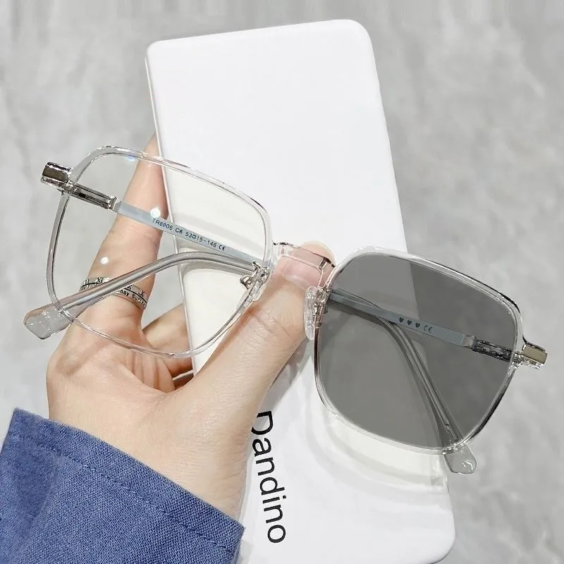 3-in-1 photochrome Lesebrille, progressive multifokale, abgestufte Brille +1,0 bis +4,0, für Damen und Herren, Anti-UV-Farbtöne – Detail 4