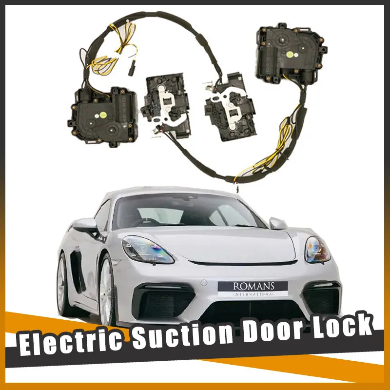 

Smart Auto Electric Suction Door Lock for Porsche 718 2012-2024 Automatic Soft Close Door Super Silence Car Vehicle Door