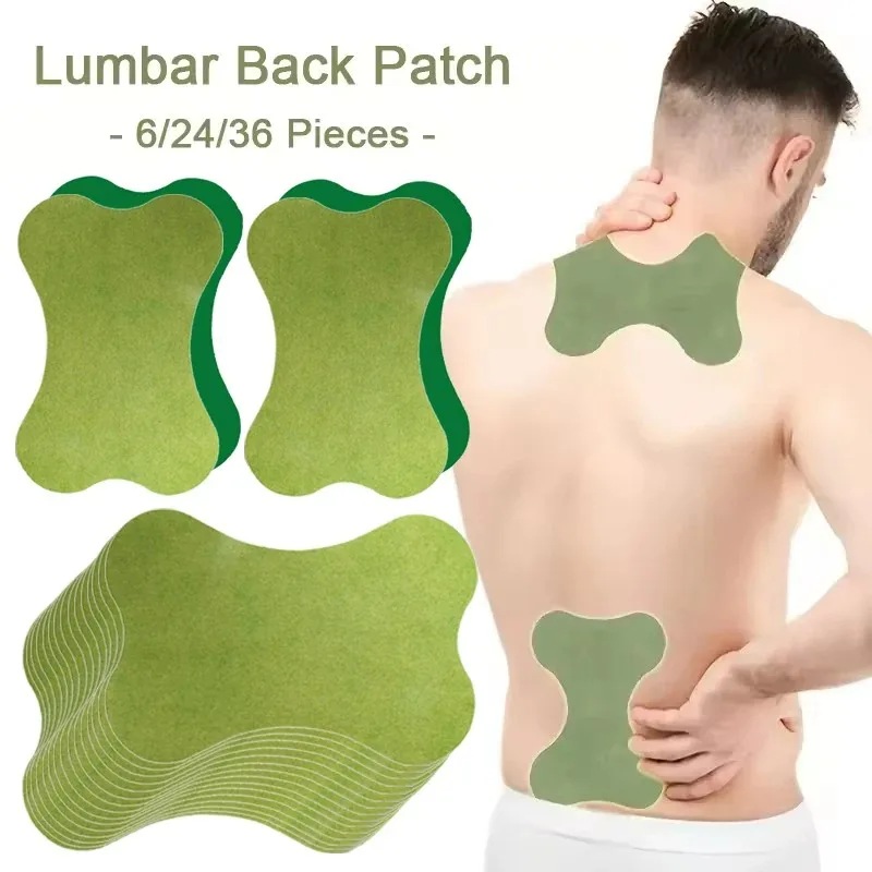 12/24/36/60 Pieces Back Patch Lumbar Vertebra Patch Running Yoga Self-heating Paste Suitable for All Parts of the Body