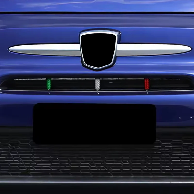 

Carbon Fiber Car Grille Sticker For Abarth 595 695 2017-2023 Dry Car Styling Accessory