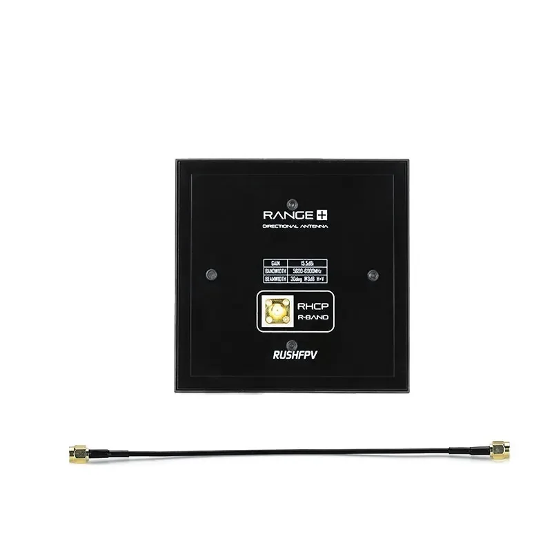 RUSHFPV RANGE PLUS 4X 5.8G 15.5dBi Directional Antenna RHCP LHCP SMA Circular Polarization For RC Long Rang Racer FPV Drone