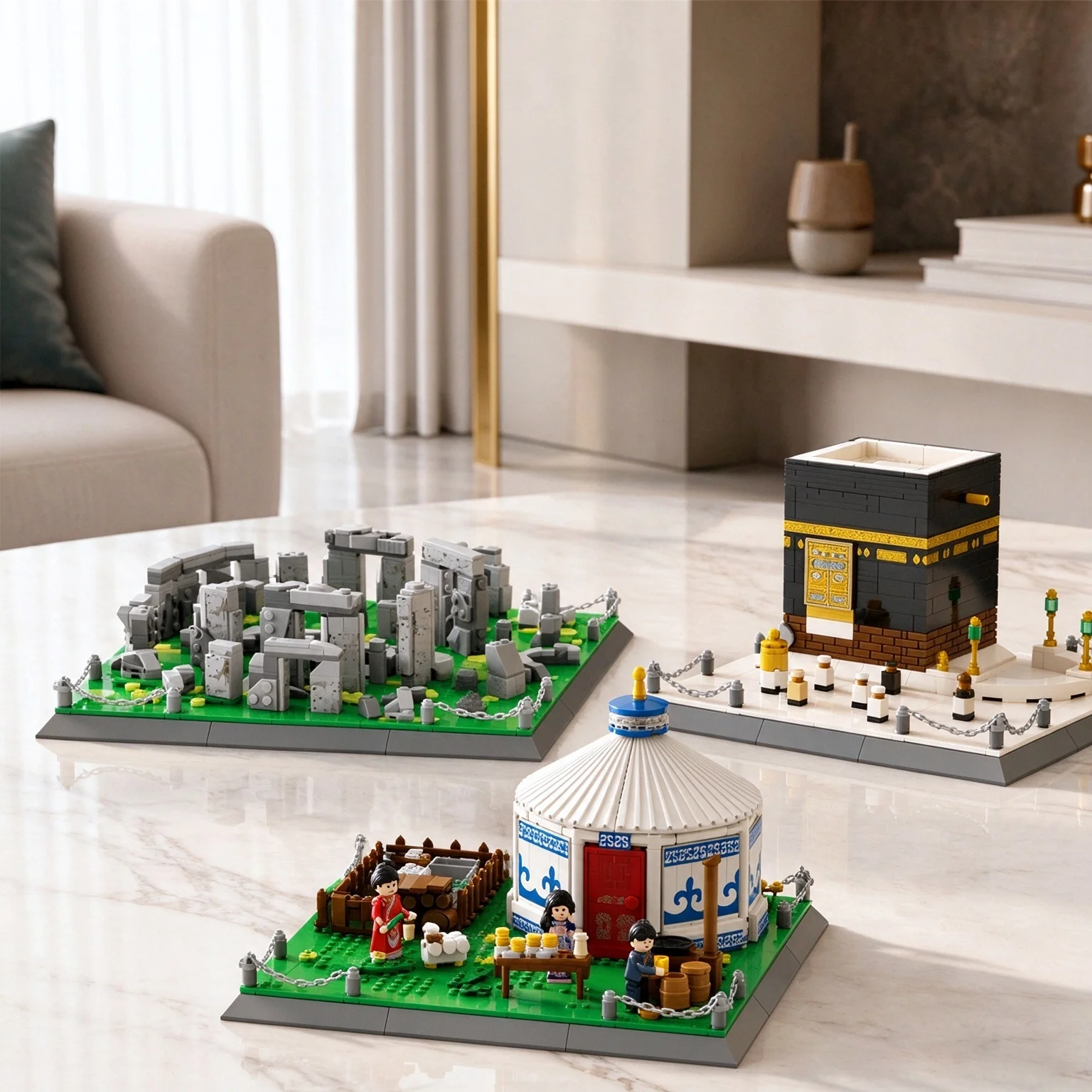 Building Toys Small Particle Bricks World Famous Architecture Building Blocks Educational Toys Stacking Blocks Building Model