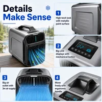 Climatiseur portable IOG‑1 5200 BTU, unité de climatisation solaire, climatiseur 220 V pour camping-car 6