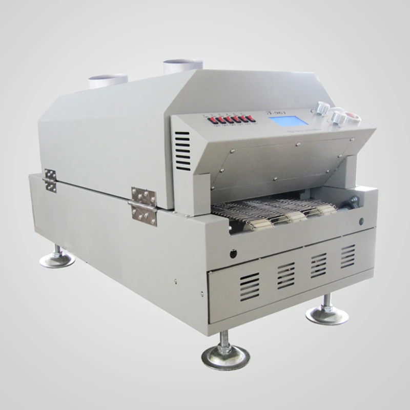 PUHUI T-961 T961 LED Reflow Oven Infrared Heating 230*730mm Soldering Oven,110V,  220V, 6 Temperature Zone