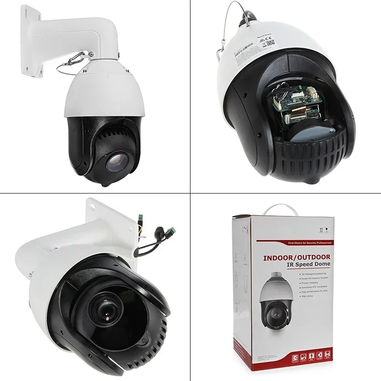 Outdoor Poe 4mp 15x H.265 Zoom Darkfighter Starlight Smart Tracking Security Surveillance Ip Camara PtzHot Sales