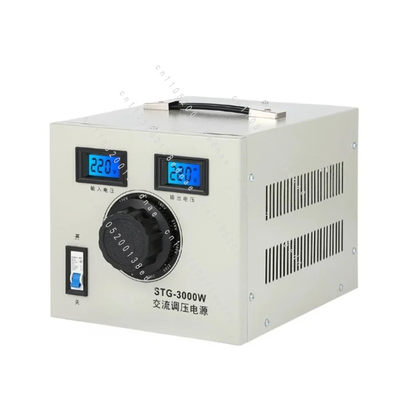Single-phase Voltage Regulator AC 220V Contact STG-500W Voltage Regulating Transformer 0-300V Adjustable Power Supply 3KW