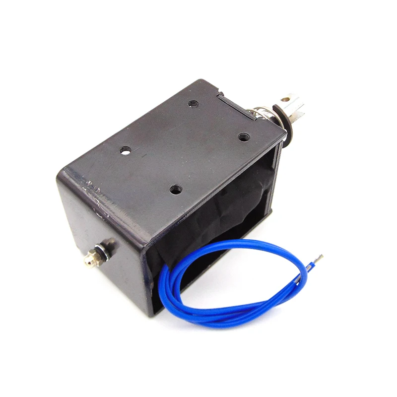 gangbei 1683 Wholesale DC12V 24V 10A Force 8Kg travel 20mm Pull Type Linear Solenoid Electromagnet