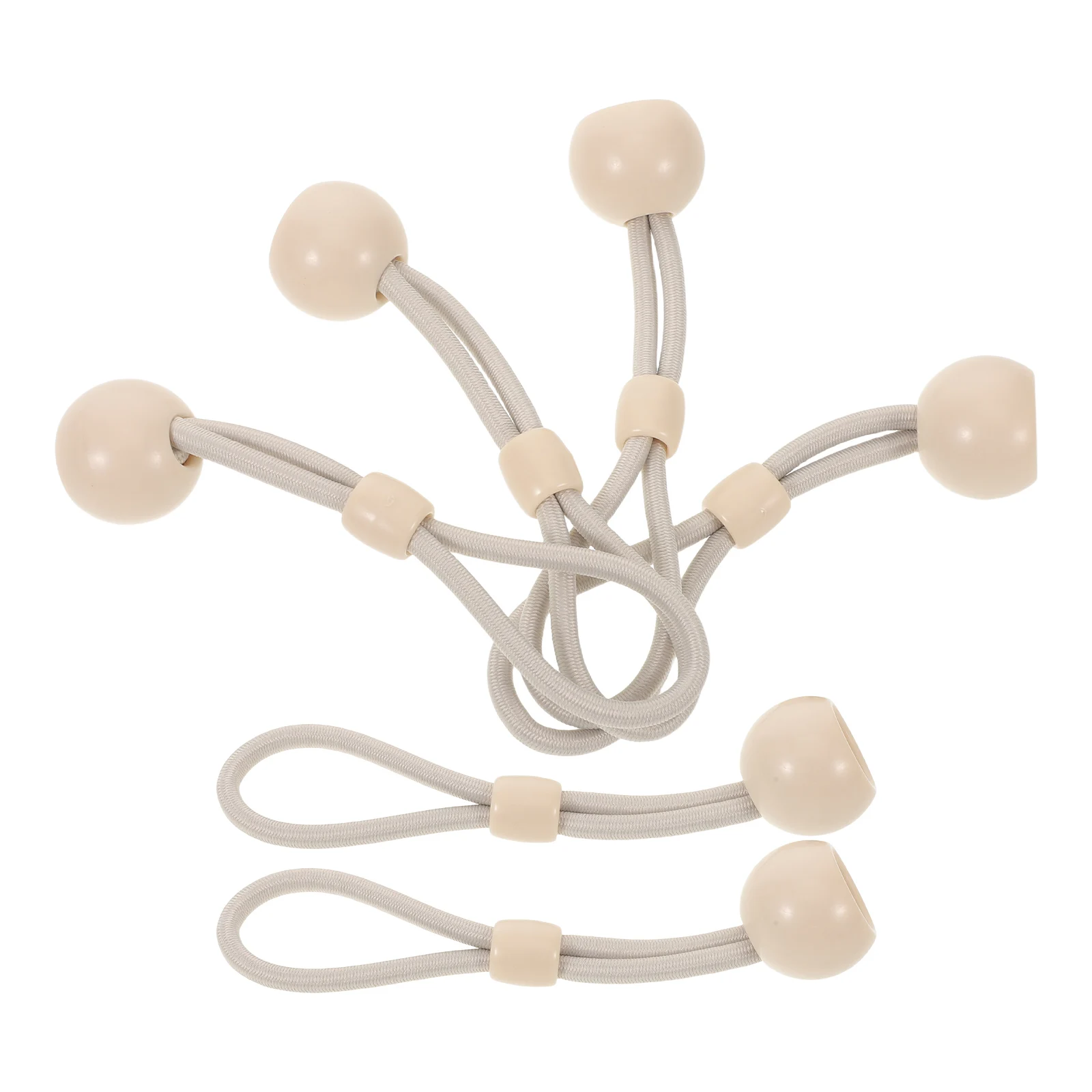 

6Pcs Durable Elastic Tie Downs Ball Bungee Cords for Exterior Blinds Windproof Stability Easy Installation Kit