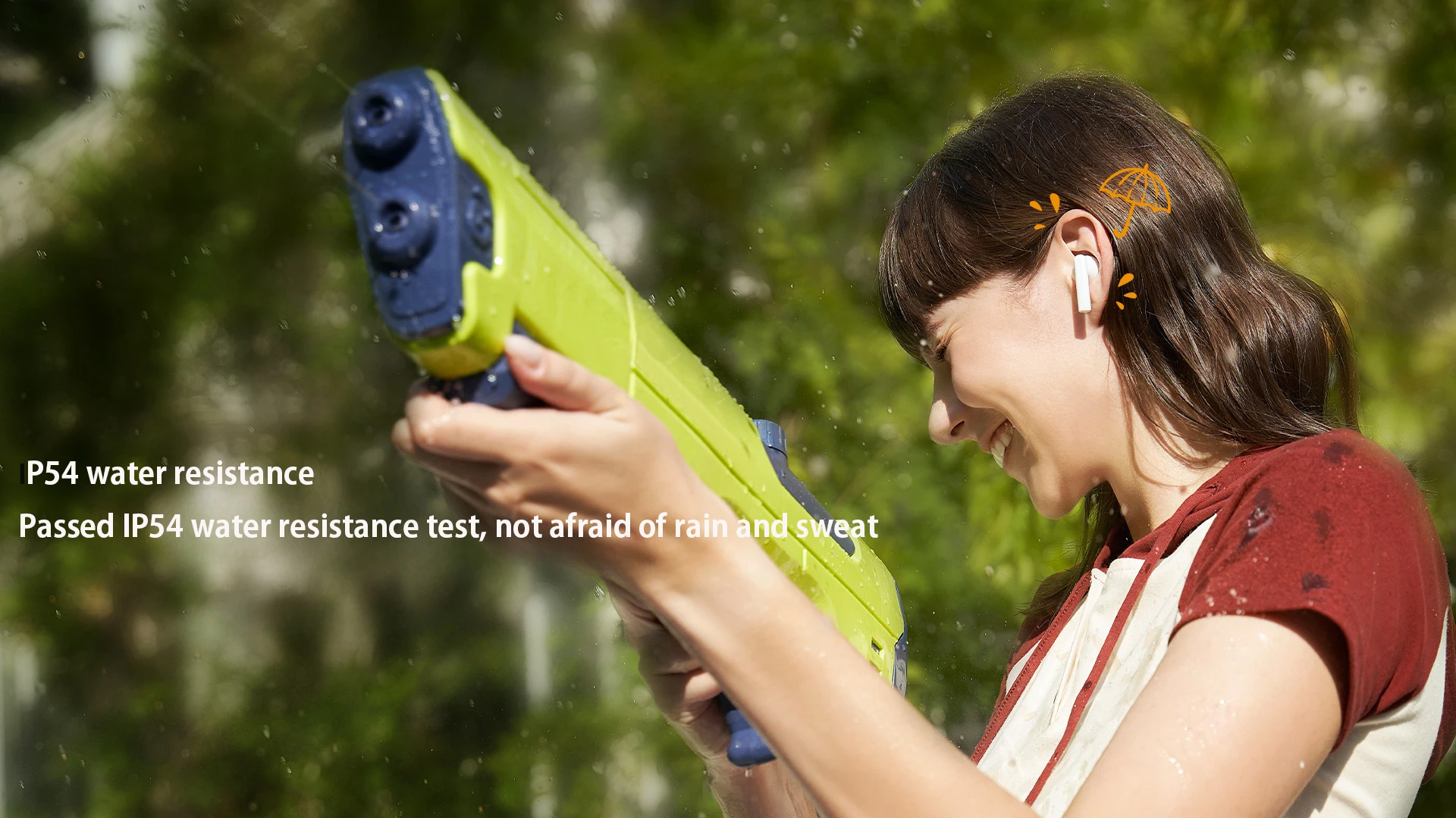 Honor-LCHSE X5i TWS سماعة ، ميكروفون مزدوج ، مكالمة ، إلغاء الضوضاء ، بلوتوث 5.3 ، IP54 ، مقاوم للماء ، 10 مللي متر ، حلقة متحركة كبيرة