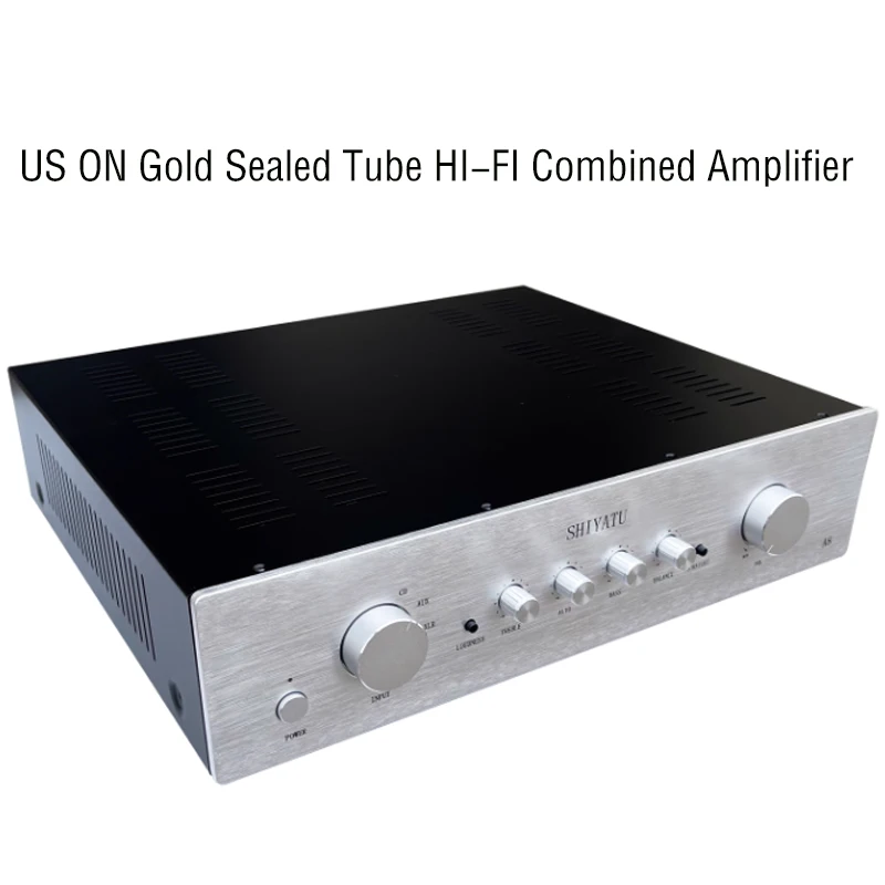 AIYIMA SMSL A8 HIFI Kombinierter Verstärker 300 W 2 Kanal 16 Importierte Metallversiegelte Röhre Bluetooth Ausgewogene CD Verstärker Audio