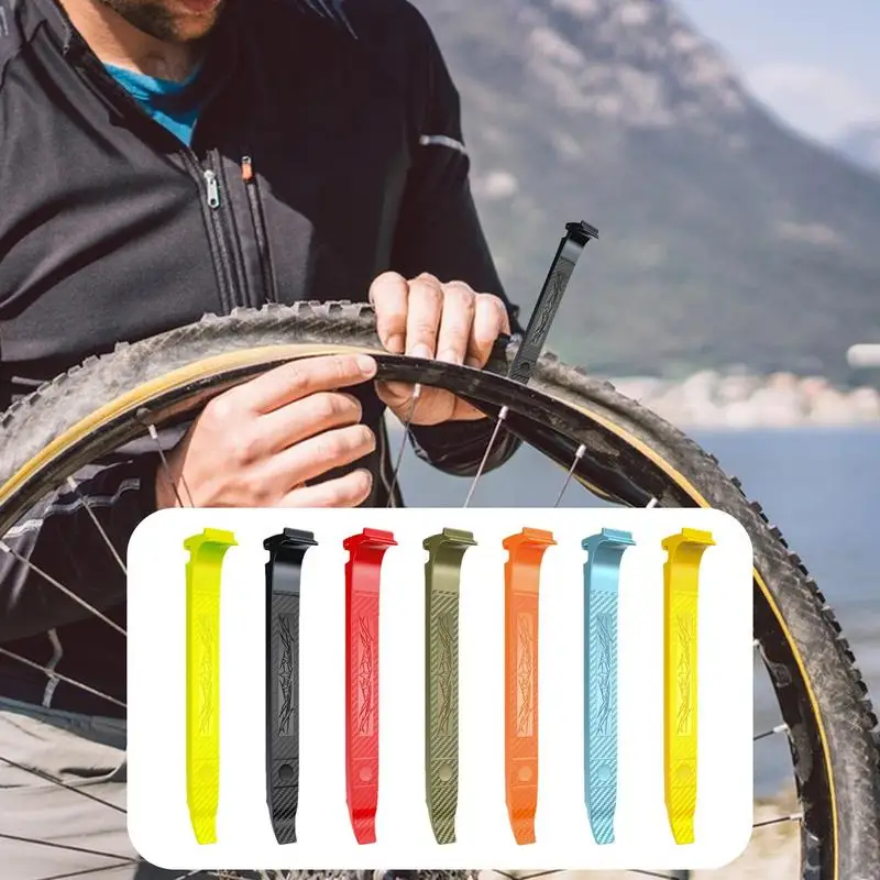 Herramienta de extracción de neumáticos de bicicleta, accesorios y herramientas para bicicletas, accesorios y herramientas portátiles de fácil agarre, reparación de tubos de bicicleta para carretera