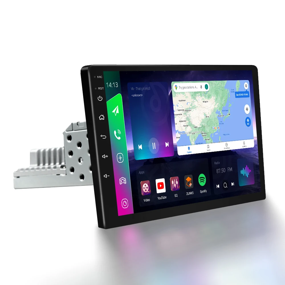 10 inch 4+64GB 8 Core Player FM Transmitter GPS Navigation Stereo Music