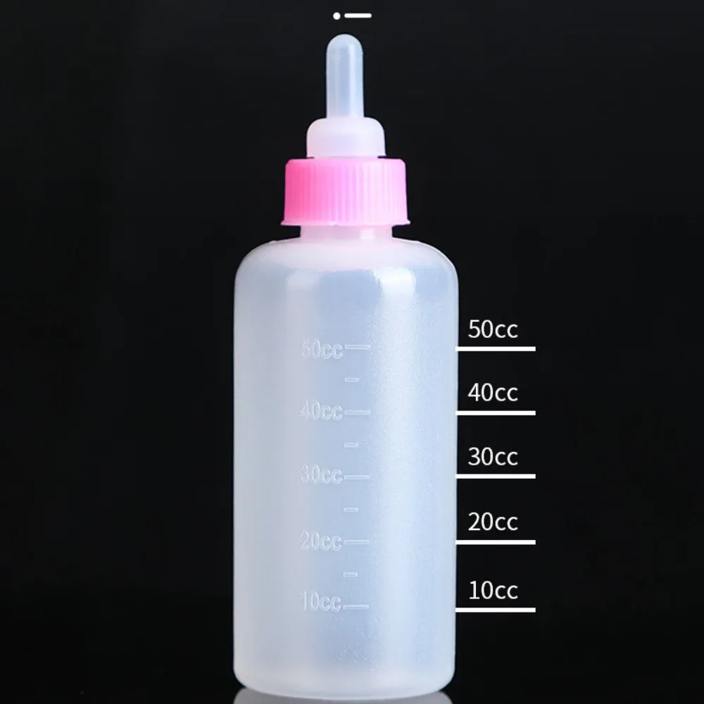 60ml Pet Milk Bottle Set Pet Silicone Milk Bottle Dog and Cat Feeding Water dispenser Pet Supplies