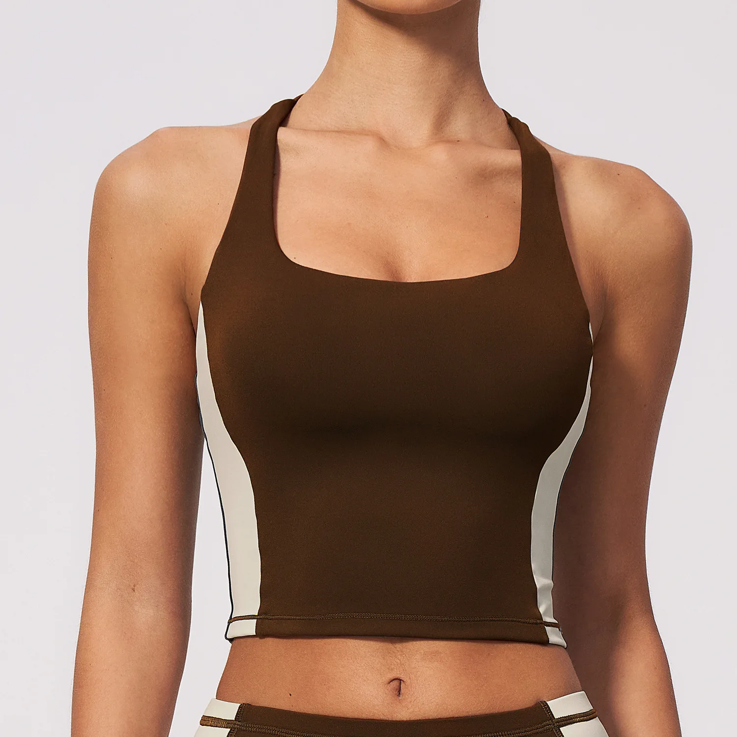Women's Pilates Tank Top Push-Up Sports Bra Hollow Breathable Fitness Bras High strength Gym Yoga Vest Running Tops Sportswear