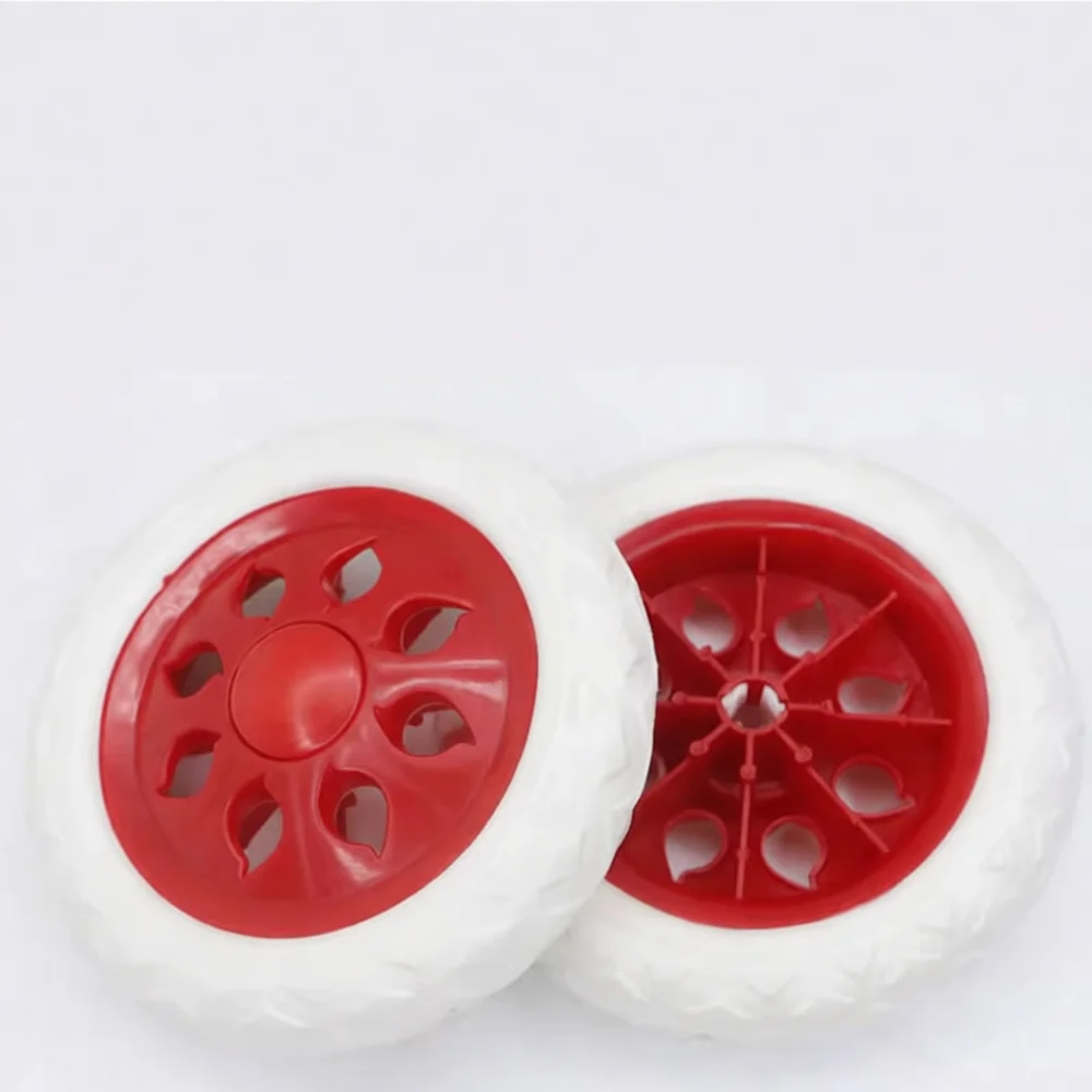 Quiet Rubber Replacement Wheel For Shopping Cart Trolley Luggage Trailer Utility Hand Truck Heavy Duty Parts Accessories Tool
