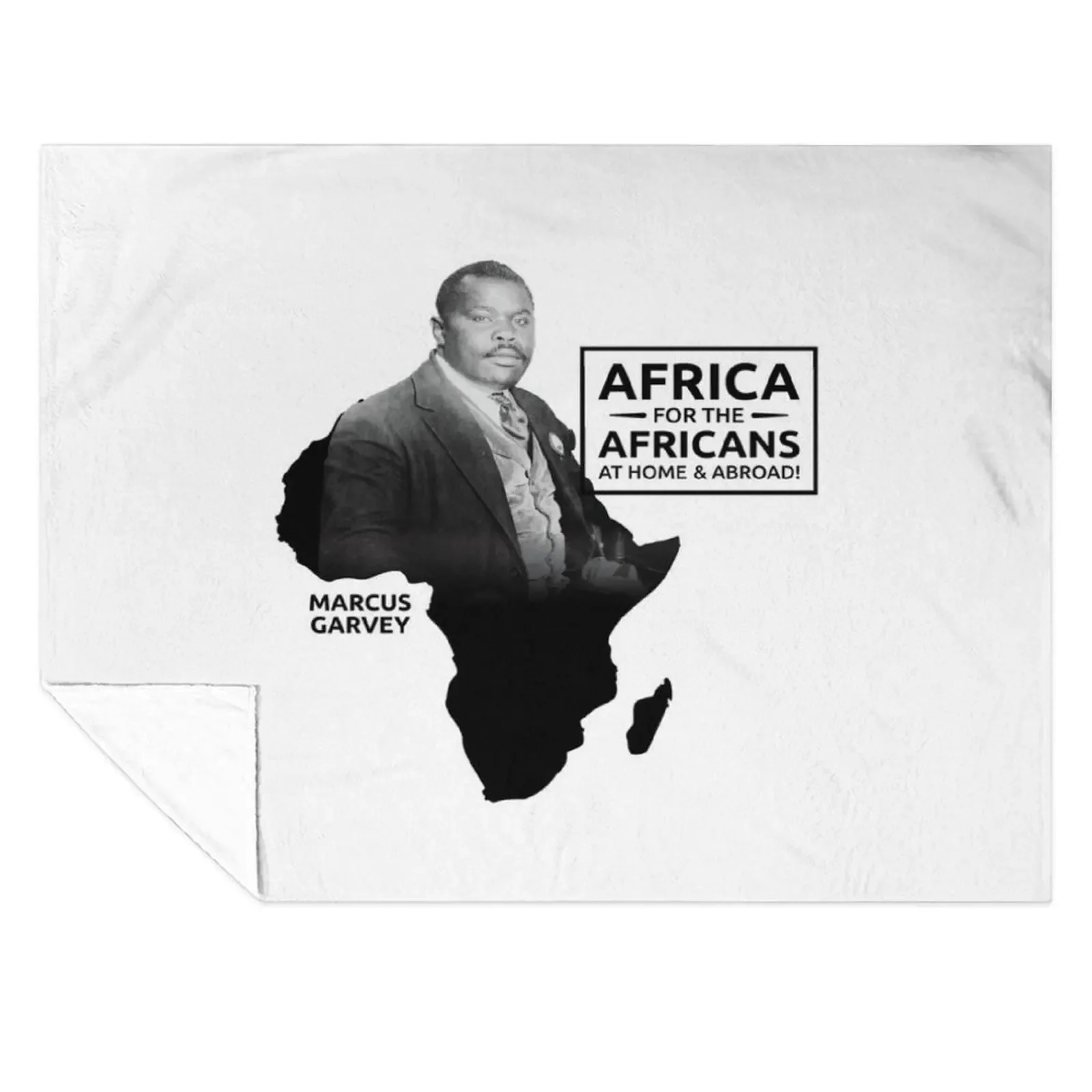 

Marcus Garvey Quote - Africa for the Africans Throw Blanket Decorative Throw Giant Sofa Soft Plush Plaid Soft Blankets