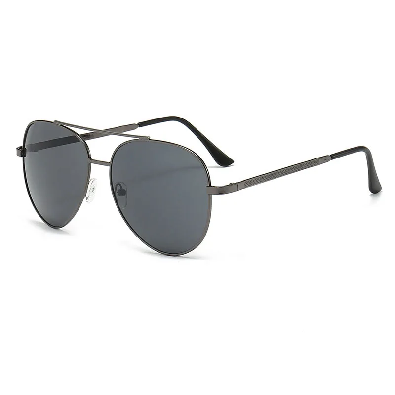 Vintage Pilot pilot for Men Sunglasses Textured eyeglass legs Metal Frame UV400 Perfect for Driving Beach Hiking and Daily Looks