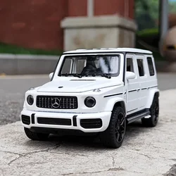 ベンツg63 suv-合金車モデル,1:32,ダイキャスト,金属玩具,オフロード車,シミュレーション,音と光,子供向けギフト