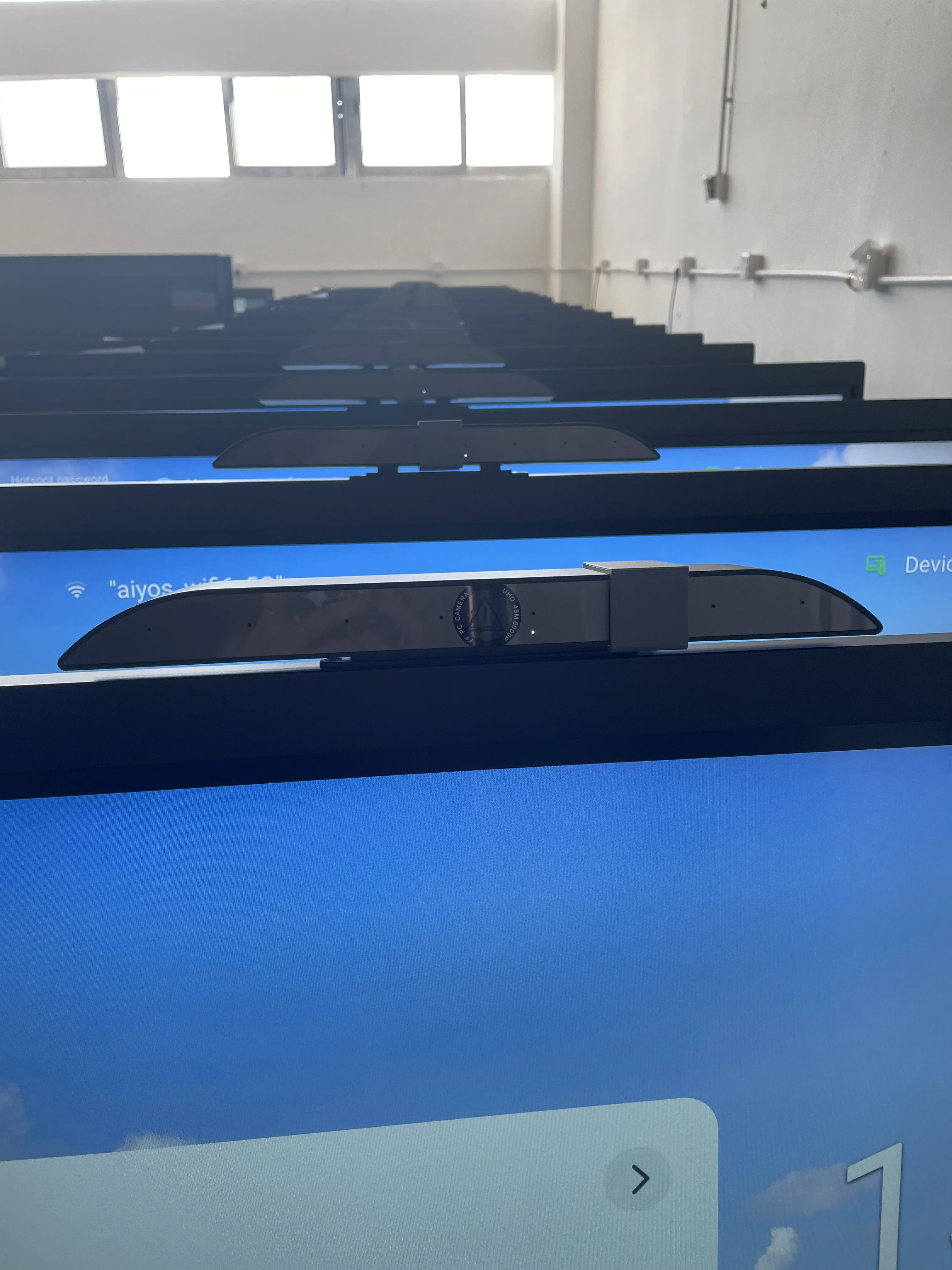 65/75/86/100 Inch 4K Display Smart Board With AI Camera Touch Screen Digital School Teaching Flat Panel Interactive Whiteboard