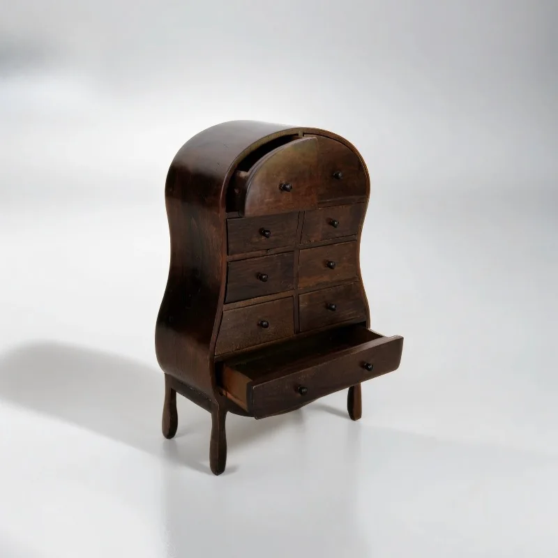 

Ancient wood pocket cabinet Solid wood retro style small cabinet