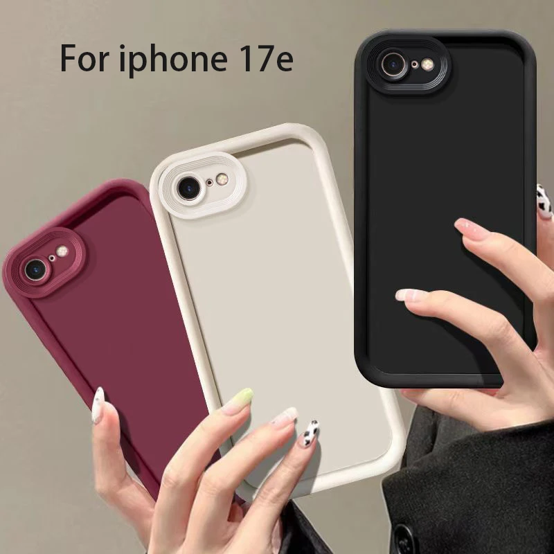 Für iPhone 17e Hülle Cover Apple iPhone 17e Schutzhülle Kamera-Schutz Sturzsicher Matt Weiche Hülle für iPhone 17E 2026