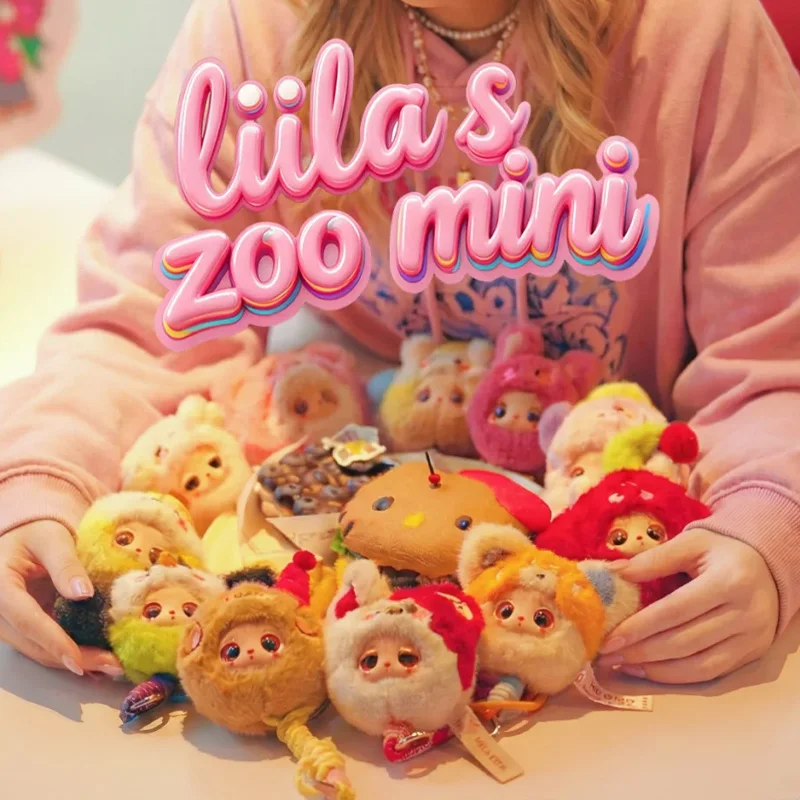 

Новый ремешок для телефона Liila's Zoo Mini Series, виниловая плюшевая глухая коробка, милая сумка, подвеска, украшение, брелок, модные игрушки, загадочная коробка, подарки